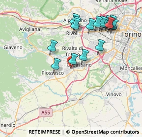 Mappa Via Alba, 10040 Rivalta di Torino TO, Italia (8.18412)