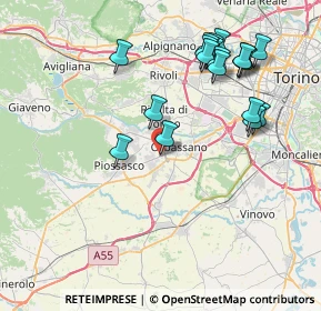Mappa Via Alba, 10040 Rivalta di Torino TO, Italia (8.47105)
