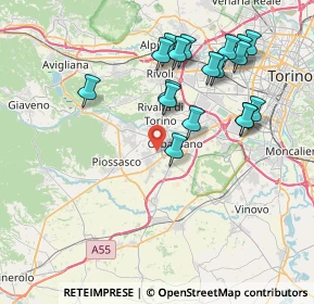 Mappa Via Alba, 10040 Rivalta di Torino TO, Italia (7.88167)