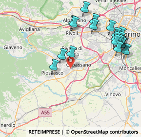 Mappa Via Alba, 10040 Rivalta di Torino TO, Italia (9.481)