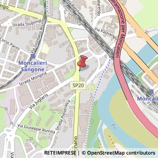 Mappa Strada Carignano, 25, 10024 Moncalieri, Torino (Piemonte)