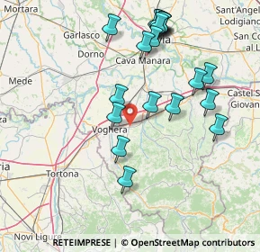 Mappa Via Mirabella, 27054 Montebello della Battaglia PV, Italia (16.5245)