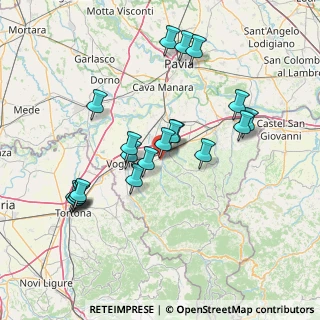 Mappa Via Vittorio Emanuele II, 27054 Montebello della Battaglia PV, Italia (14.4845)