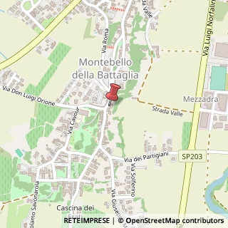 Mappa Via Vittorio Emanuele II, 7, 27054 Montebello della Battaglia, Pavia (Lombardia)