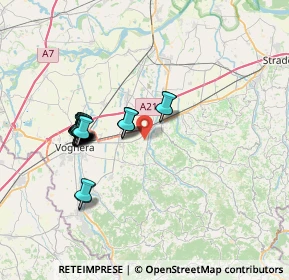 Mappa Via Vittorio Emanuele II, 27054 Montebello della Battaglia PV, Italia (6.46684)