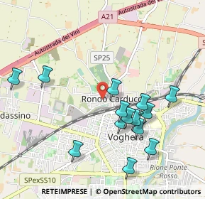 Mappa Via Umbria, 27058 Voghera PV, Italia (1.01714)