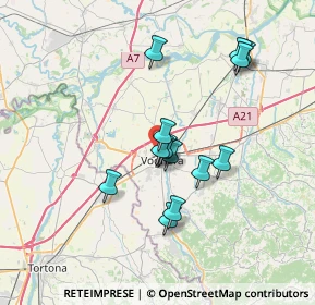 Mappa Via Umbria, 27058 Voghera PV, Italia (5.96857)