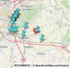 Mappa Via Beppe Fenoglio, 10023 Chieri TO, Italia (9.756)