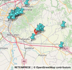 Mappa Via Beppe Fenoglio, 10023 Chieri TO, Italia (10.2015)