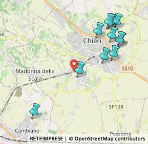 Mappa Via Beppe Fenoglio, 10023 Chieri TO, Italia (2.34909)