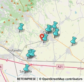 Mappa Via Beppe Fenoglio, 10023 Chieri TO, Italia (3.36417)