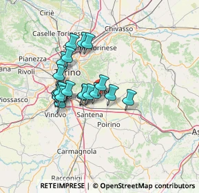 Mappa Via Beppe Fenoglio, 10023 Chieri TO, Italia (10.879)
