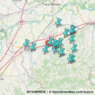 Mappa S.S.10 KM138, 27054 Montebello della Battaglia PV, Italia (6.46632)