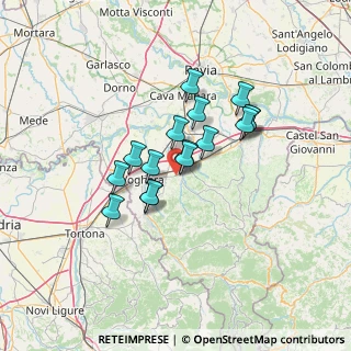 Mappa S.S.10 KM138, 27054 Montebello della Battaglia PV, Italia (10.13125)