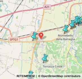 Mappa Centro Commerciale Iper, 27054 Montebello della Battaglia PV, Italia (3.695)
