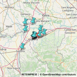 Mappa Centro Commerciale Iper, 27054 Montebello della Battaglia PV, Italia (7.86571)