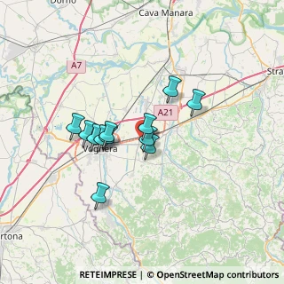 Mappa Centro Commerciale Montebello, 27054 Montebello della Battaglia PV, Italia (5.27167)