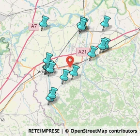 Mappa Centro Commerciale Iper, 27054 Montebello della Battaglia PV, Italia (6.99471)
