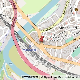 Mappa Via Cavour, 4, 10024 Moncalieri, Torino (Piemonte)