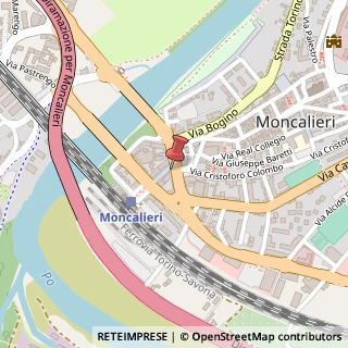 Mappa Viale della Stazione, 1 Bis, 10024 Moncalieri, Torino (Piemonte)