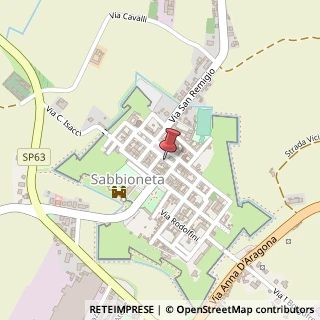 Mappa Piazza Ducale, 20, 46018 Sabbioneta, Mantova (Lombardia)