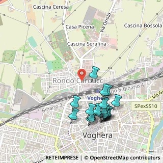 Mappa Rondò Carducci, 27058 Voghera PV, Italia (0.526)