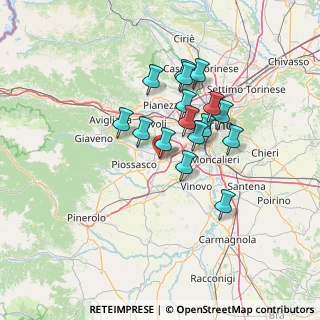 Mappa Via Pietro Nenni, 10043 Orbassano TO, Italia (10.99563)