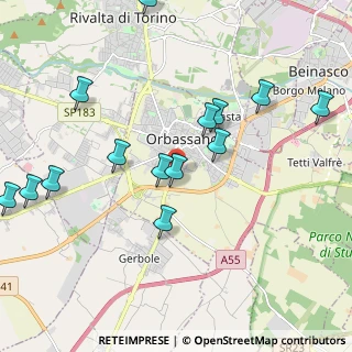Mappa Via Pietro Nenni, 10043 Orbassano TO, Italia (2.285)