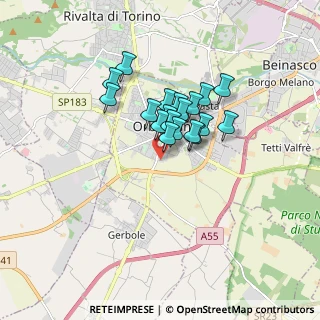 Mappa Via Pietro Nenni, 10043 Orbassano TO, Italia (1.16316)