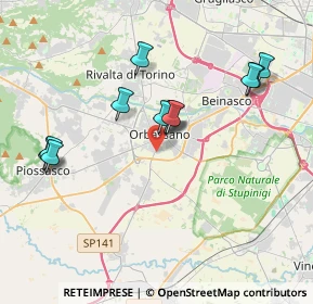 Mappa Via Pietro Nenni, 10043 Orbassano TO, Italia (3.63667)