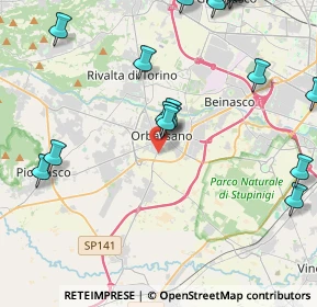 Mappa Via Pietro Nenni, 10043 Orbassano TO, Italia (5.7655)
