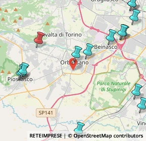 Mappa Via Pietro Nenni, 10043 Orbassano TO, Italia (6.5715)