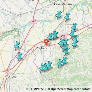 Mappa Strada Braide, 27058 Voghera PV, Italia (8.604)