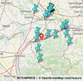 Mappa Via Domenico Mazza, 27054 Montebello della Battaglia PV, Italia (16.46)