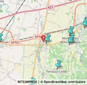 Mappa Via Ing. Mazza, 27054 Montebello della Battaglia PV, Italia (3.7995)