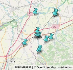 Mappa Via Gasometro, 27058 Voghera PV, Italia (5.90357)