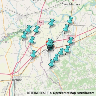 Mappa Via Gasometro, 27058 Voghera PV, Italia (5.4)