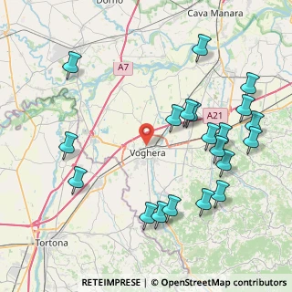 Mappa Via Gasometro, 27058 Voghera PV, Italia (9.5465)