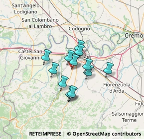 Mappa Via Giuseppe Zanaboni, 29122 Piacenza PC, Italia (9.15)