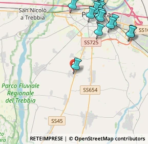 Mappa Via Giuseppe Zanaboni, 29122 Piacenza PC, Italia (5.53875)