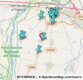 Mappa Via Giuseppe Zanaboni, 29122 Piacenza PC, Italia (3.92071)