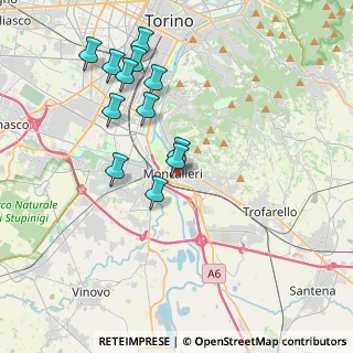 Mappa , 10024 Moncalieri TO, Italia (3.78667)