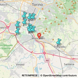 Mappa , 10024 Moncalieri TO, Italia (3.99273)