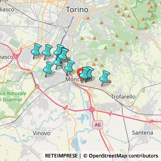 Mappa , 10024 Moncalieri TO, Italia (2.76273)
