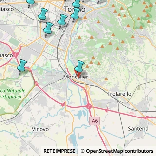 Mappa , 10024 Moncalieri TO, Italia (6.68909)