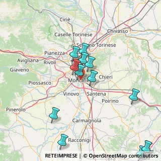 Mappa , 10024 Moncalieri TO, Italia (18.77077)