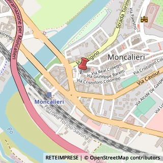 Mappa Via Real Collegio, 6, 10024 Moncalieri, Torino (Piemonte)