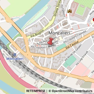 Mappa Via Cristoforo Colombo, 18, 10024 Moncalieri, Torino (Piemonte)