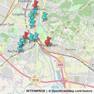 Mappa Via Padre Giuseppe Colombo, 10024 Moncalieri TO, Italia (2.25538)