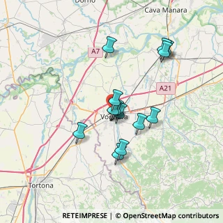 Mappa Via Abruzzi, 27058 Voghera PV, Italia (5.945)
